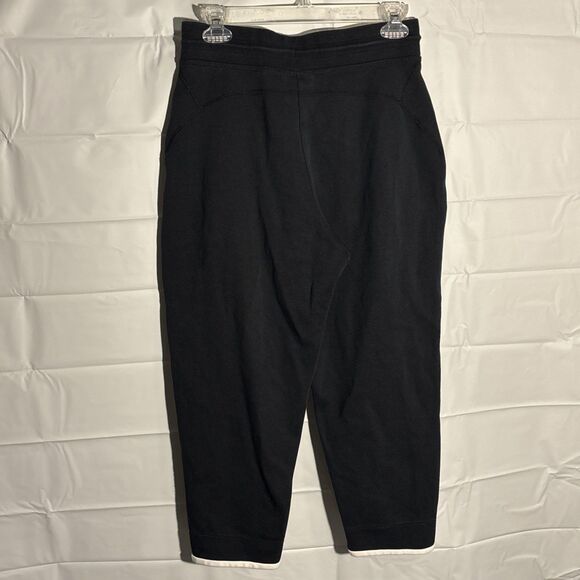 Nike Sportswear Tech Women’s Small Cropped Joggers Front Zip Pockets Black - Picture 4 of 7